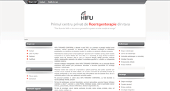Desktop Screenshot of hifu.ro