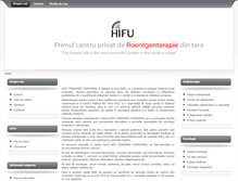 Tablet Screenshot of hifu.ro